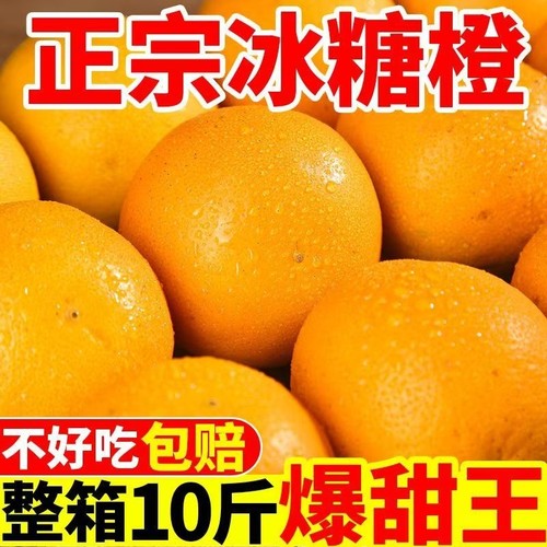 正宗麻阳冰糖橙橙子9斤当季新鲜应季水果小甜脐橙整箱皮薄甜蜜