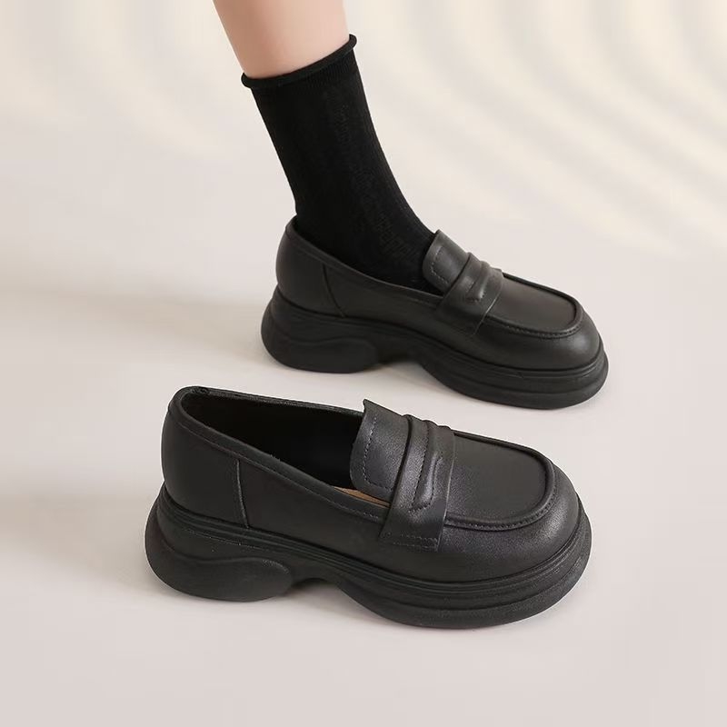 甜美平底乐福鞋休闲居家鞋