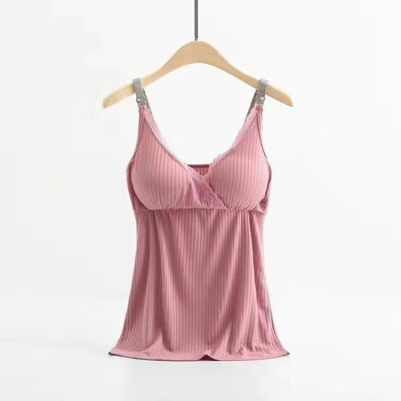 哺乳背心孕妇吊带内衣喂奶服上衣产后睡衣夏季打底衫内搭春秋薄款