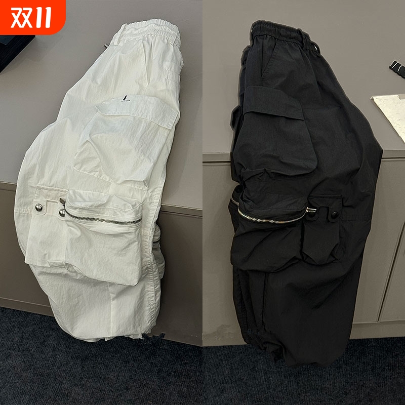 新款长裤中大童夏季休闲裤工装裤