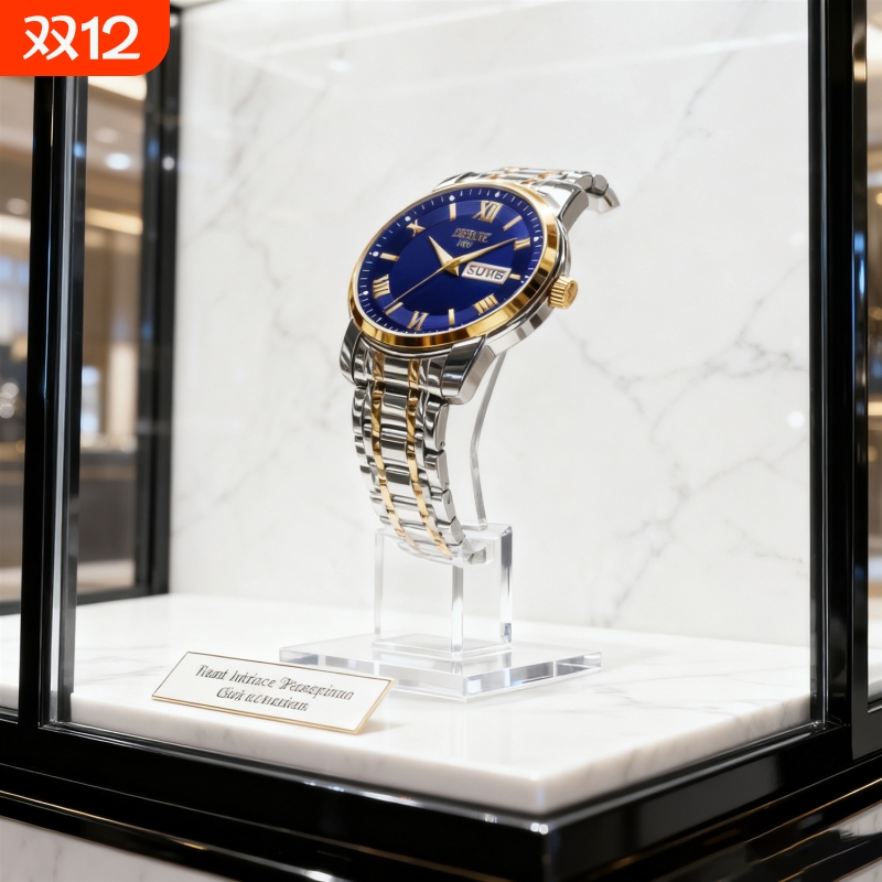 瑞士同款青少年初高中学生手表男款简约潮流全自动机械防水石英表