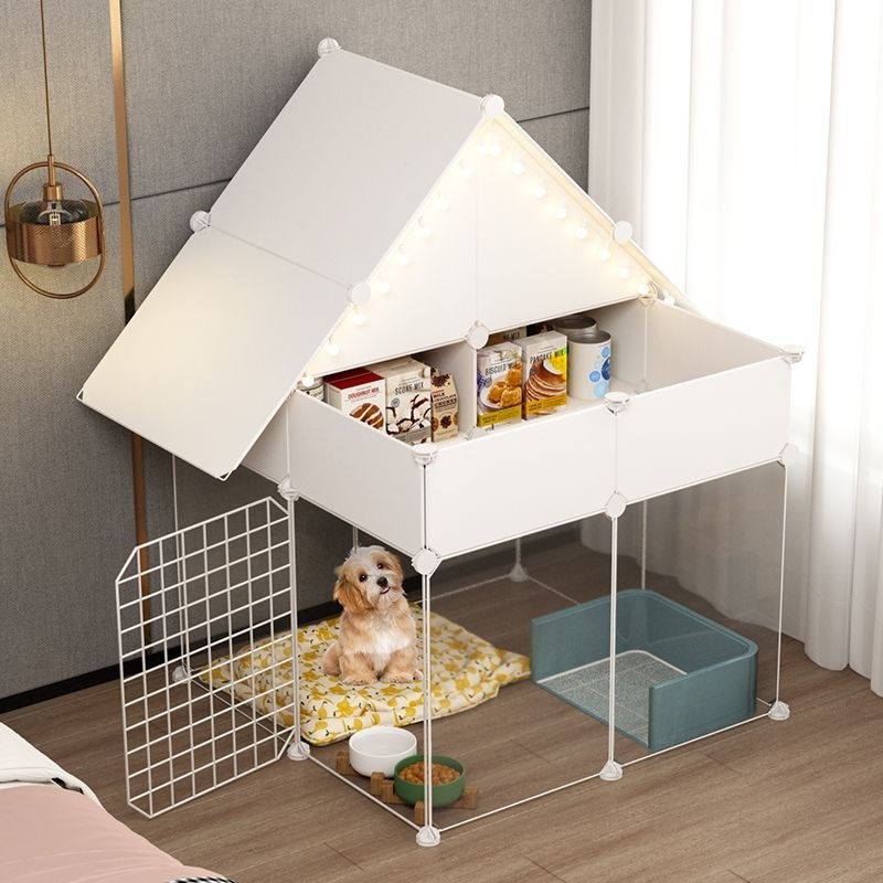 狗笼子中型犬小型犬室内带厕所分离家用宠物狗狗围栏泰迪柯基狗窝