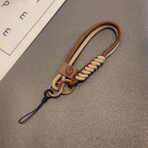 英伦风撞色编织绳通用壳包包挂件