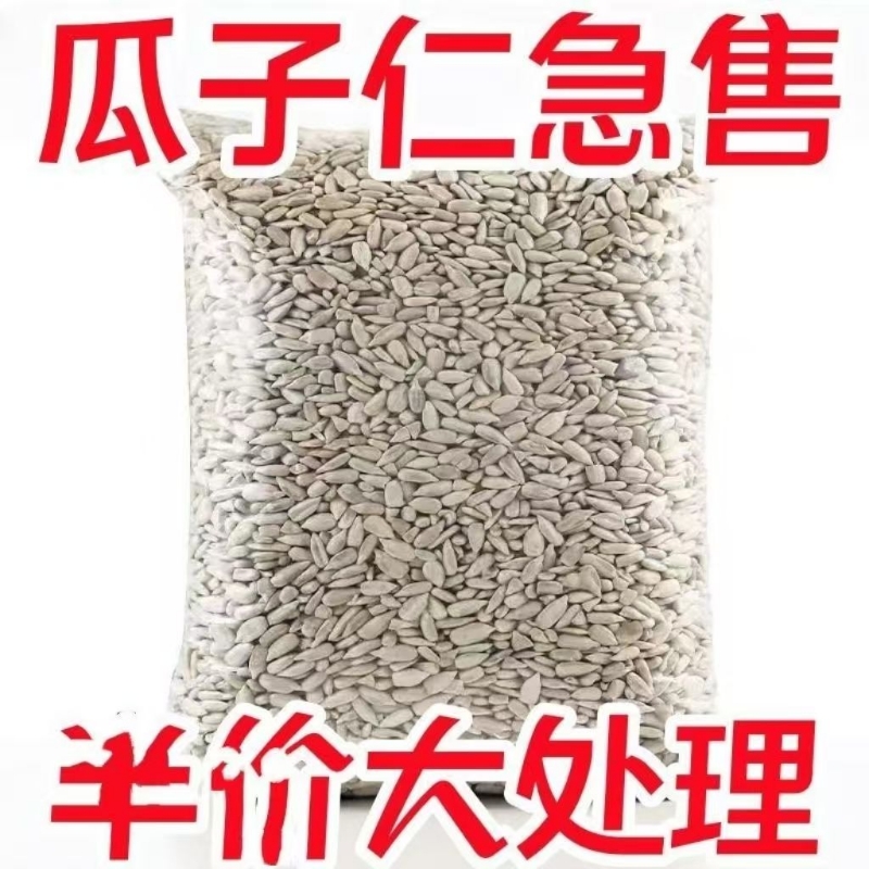 新货脱壳瓜子去皮生葵花籽榨油向日葵籽熟瓜子瓜子仁油葵