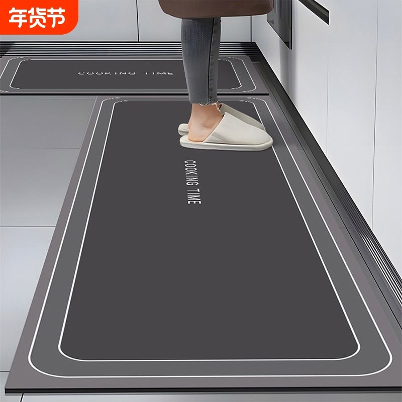 硅藻泥厨房地垫防滑防油吸水垫门口脚垫防水免洗可擦地毯进门浴室,居家布艺,厨房地垫,淘宝优惠券,粉丝福利购,淘宝优惠卷
