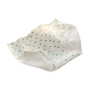 女生内裤纯棉抗菌100全棉无痕中腰透气少女生2026三角短裤头绿色