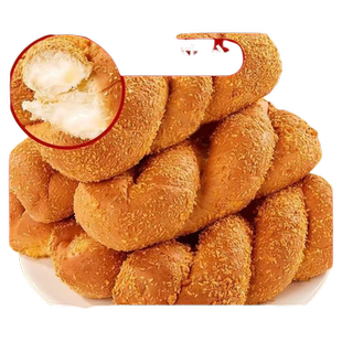 东北特产手工手撕大麻花零食豆沙夹心软老式面包食品酸奶整箱爆浆