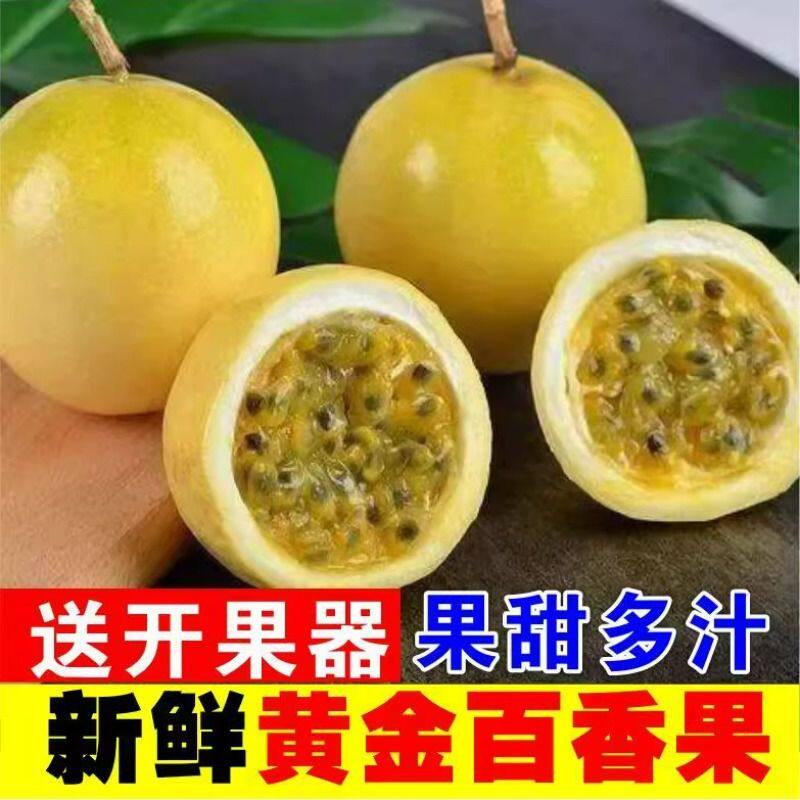 海南钦蜜9号黄金百香果5斤新鲜水果海南当季整箱包邮原浆特大果汁