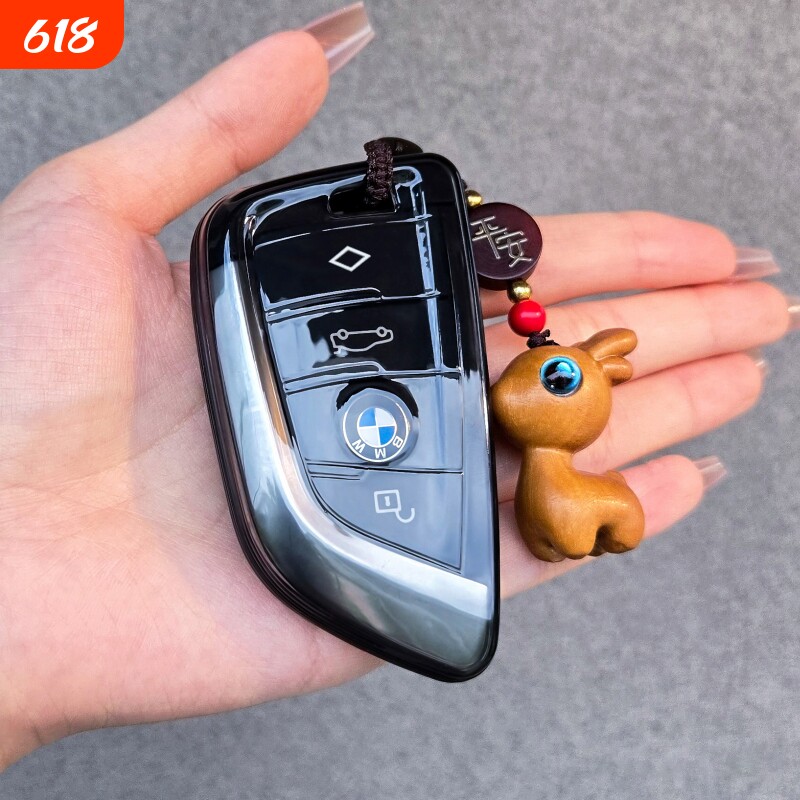 宝马3系钥匙套X3车扣2系i3透明壳ix3包4系X4用品325/330刀锋M3/M4
