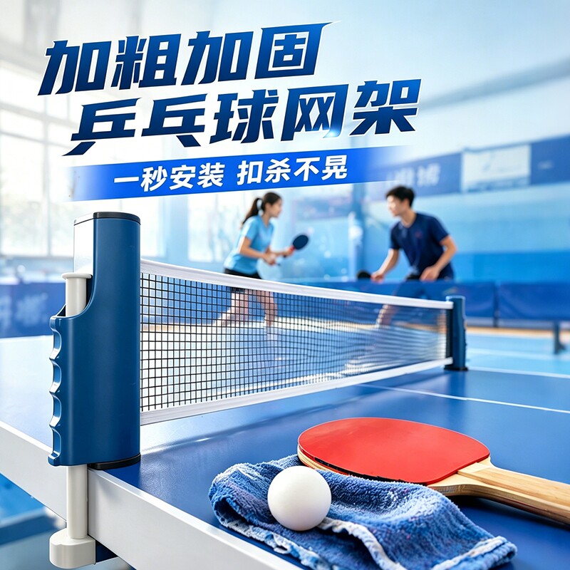 便携式乒乓球网架|超4000次加购图片