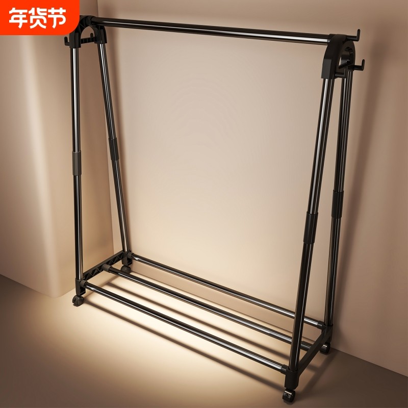 简易衣帽架落地室内挂衣架子晾衣架家用卧室衣服收纳架阳台床尾,收纳整理,置地/升降晾晒衣架,淘宝优惠券,粉丝福利购,淘宝优惠卷