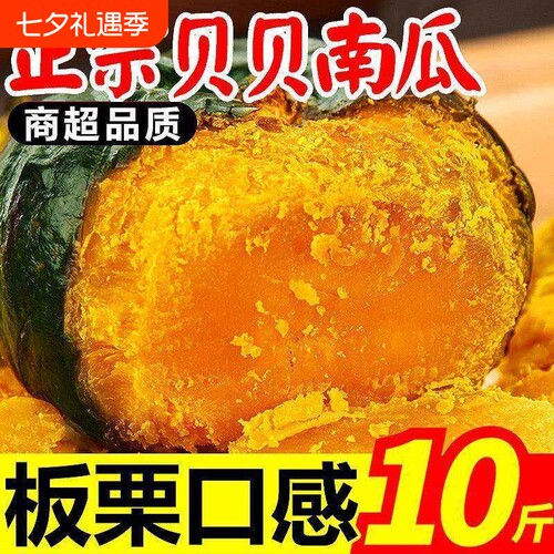 山东贝贝南瓜正宗板栗味小南瓜