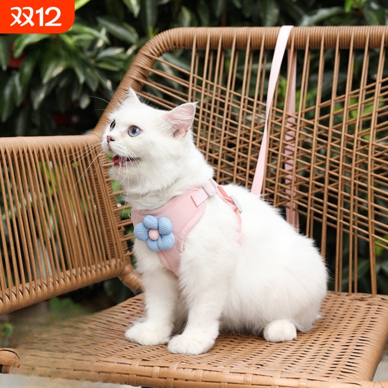 宠物牵引绳防挣脱可调节背心式