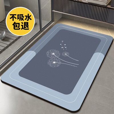 地垫硅藻泥吸水浴室卫生间门口进门入户防滑脚垫子洗手间厕所地毯