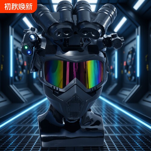 三角洲行动威龙头盔炫酷武装cs