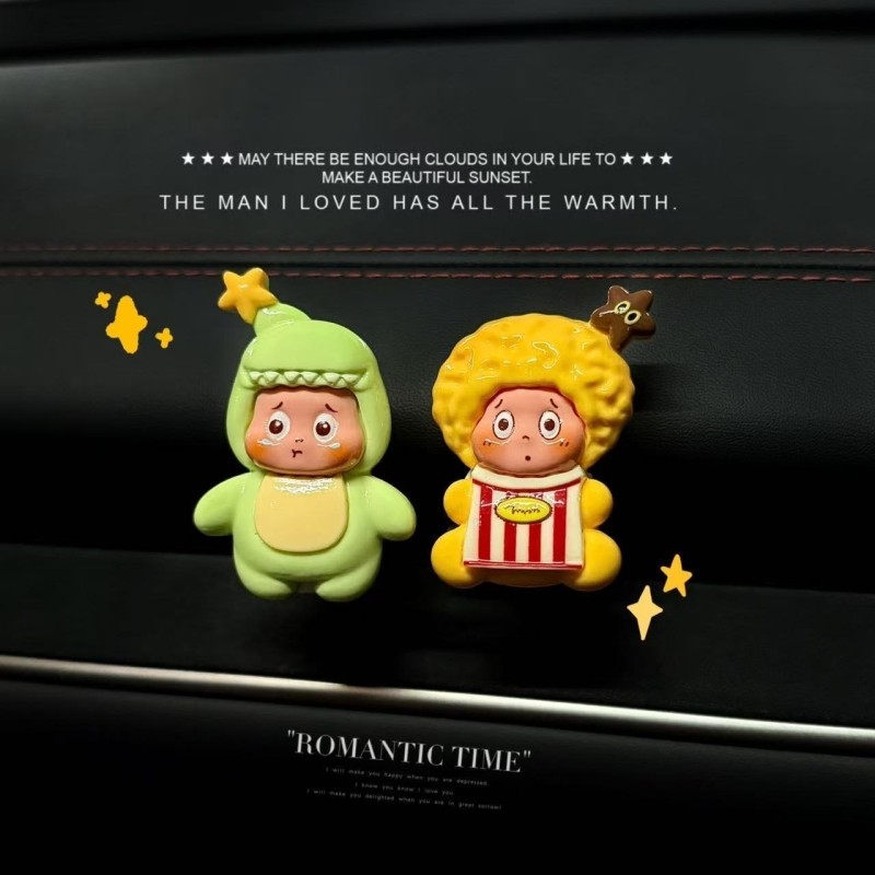 可爱萌趣挂钩车用汽车前排多功能挂钩副驾驶粘钩汽车装饰用品