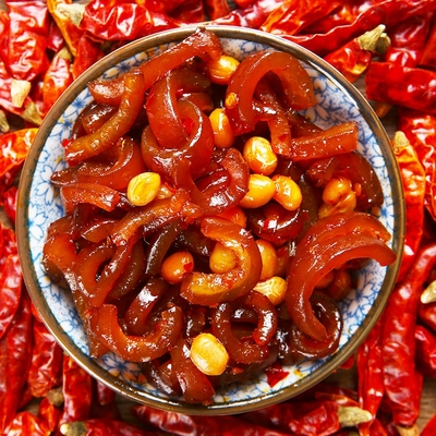 浏小粮黄豆卤猪皮独立小包