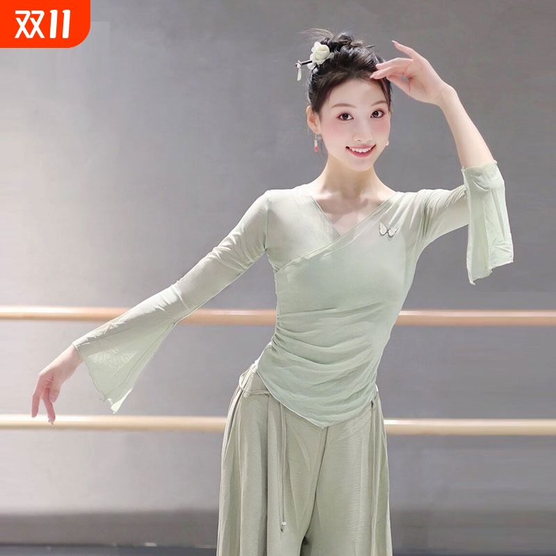 古典舞身韵练功服舞蹈服上衣