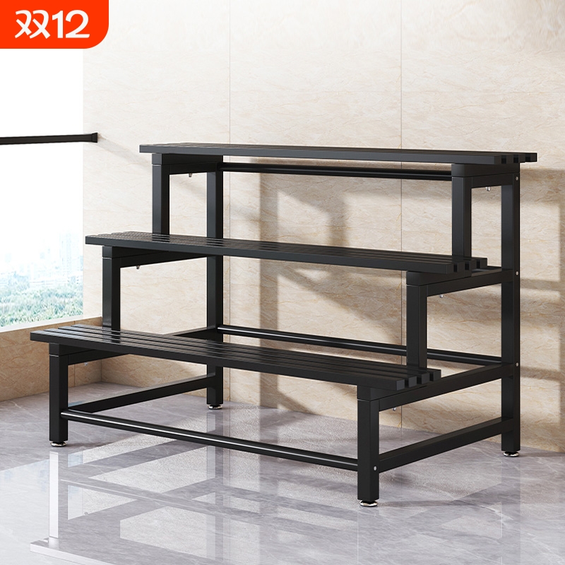 【热销】不锈钢花架阶梯落地式