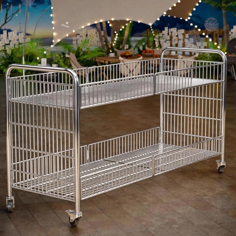 摆摊小推车促销夜市小吃折叠专用车零食饮料便携摊位移动地摊神器