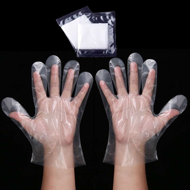 加厚一次性手套小包厨房家用的独立包装食品级专用餐饮商用薄款