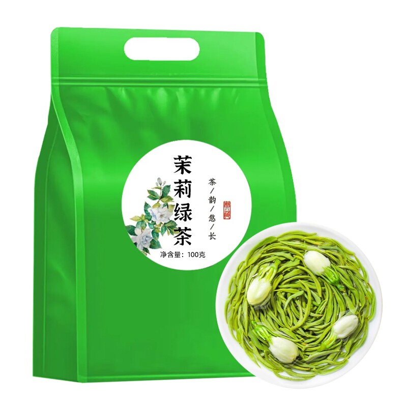 2025正宗新茶茉莉花茶浓香型100g*1袋