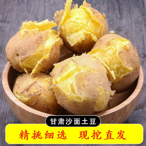 定西土豆新鲜黄心大果马铃薯
