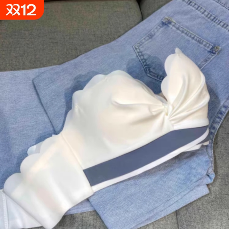 外扩内衣女无肩带小胸显大胸聚拢