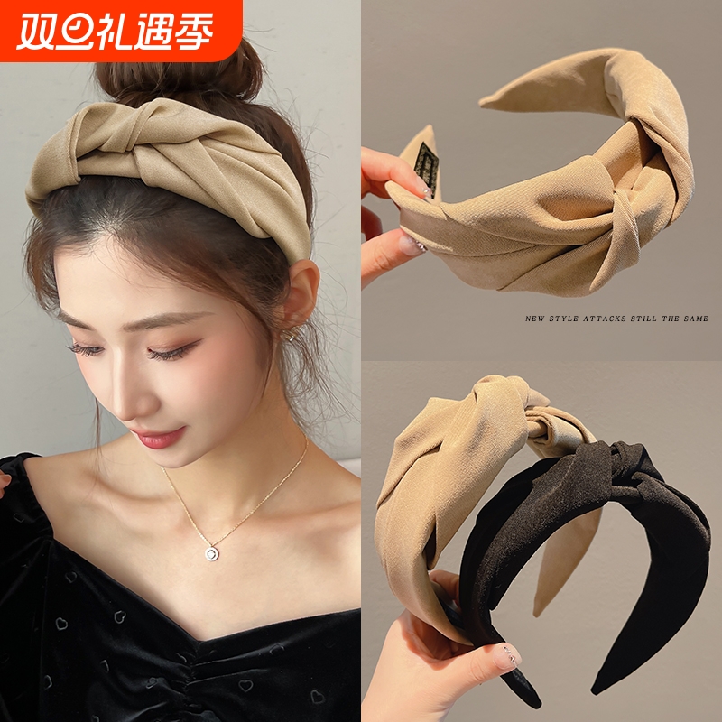 高级感高颅顶发箍女网红2025新款发带洗脸头箍女款宽边压发卡头饰