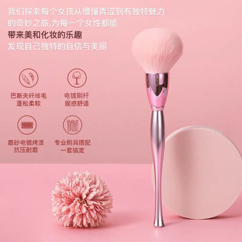 10支化妆刷桶装便捷套装眼影刷眉刷修容唇刷鼻影刷脸部彩妆刷批发