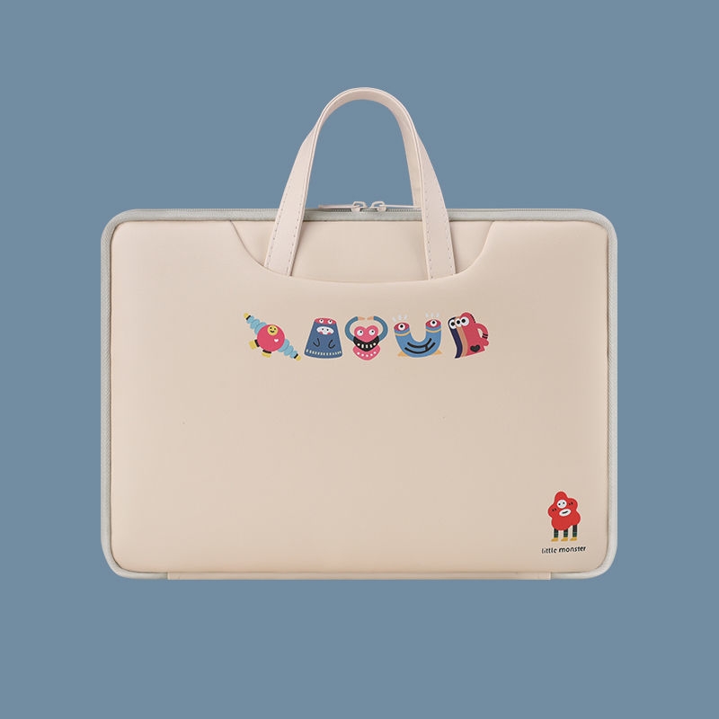 星之卡比手提电脑包14寸女适用联想小新air15笔记本华为matebook13惠普星14寸保护套小众可爱电脑包