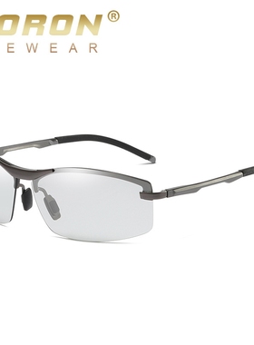 厂家直售新款偏光变色太阳镜男款墨镜开车驾驶眼镜全天候眼镜A557