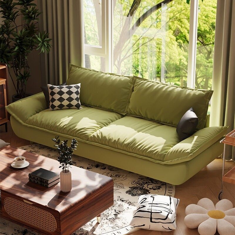 帆船布艺沙发客厅新款小户型双人卧室出租房休闲家用懒人沙发躺椅