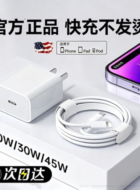 快充数据线适用苹果充电线1315pro16充电器线17iPhone14C原装usb接口lightning手机12ipad正品typecUSB接口