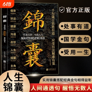 正版 锦囊字里行间句透人生锦囊妙计处事有道受用一生的国学金句励志书锦囊字里行间句透人生处世有道受用一生的国学金句励志书