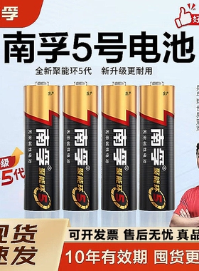 南孚电池5号7号碱性电池儿童玩具遥控器鼠标干电池1.5V南孚正品