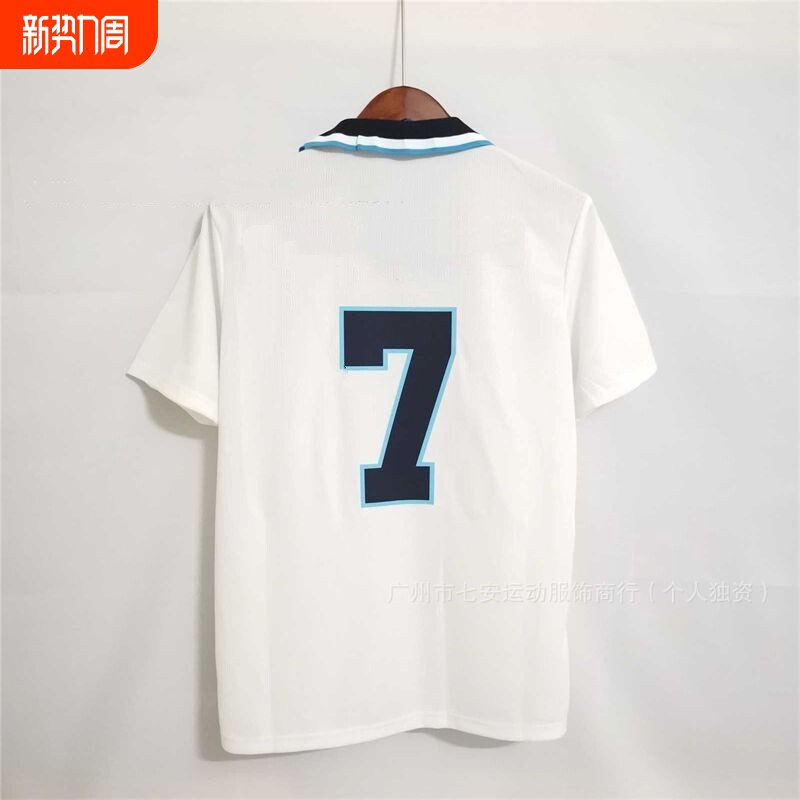 复古足球服西班牙德国巴西AC英格兰桑托斯曼L皇M阿根廷球衣