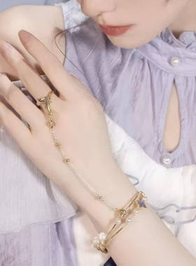 知更鸟主题印象系列手镯戒指套组女2025新款小众设计感二次元周边