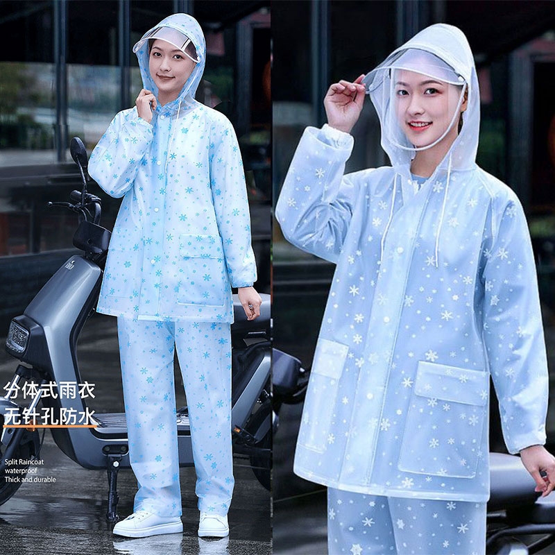 雨衣雨裤套装全身成人分体式摩托车骑行电瓶车女款防水防暴雨外卖