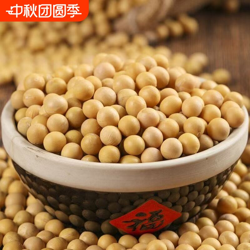 皖科园黄豆新豆5斤非转基因黄豆打豆浆专用农家自种可发芽黄豆图片
