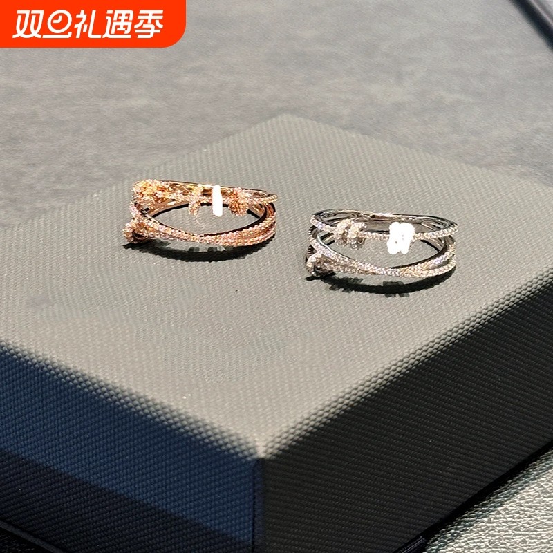 高版本精工饰来运转戒指女轻奢高级个性精致小众设计感送女友礼物