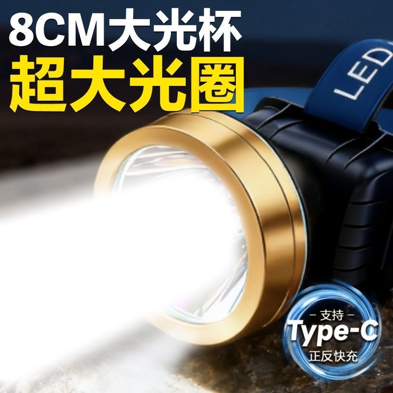 公牛适用LED头灯强光远射超亮