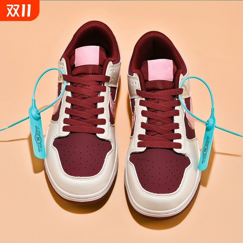 AJ低帮车厘子运动板鞋男青少年学生儿童板鞋情侣休闲复古百搭鞋女