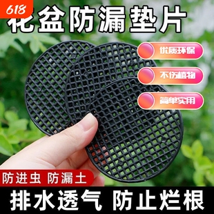 花盆沥水垫防漏土垫底多肉盆底孔垫网片透气网格垫养花植物园艺