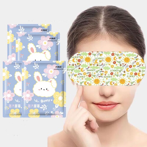 蒸汽眼罩舒缓热敷睡加热敷护眼罩学生睡眠遮光卡通发热眼贴蒸手