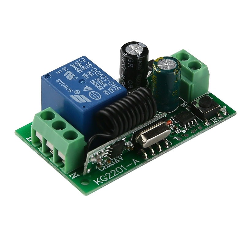 AC220V单路无线遥控开关led智能开关 远程控制开关学习型单