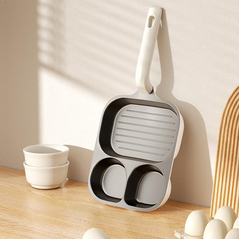 苏泊尔有钛陶瓷煎锅早餐锅不粘锅鸡蛋汉堡锅三合一陶瓷
