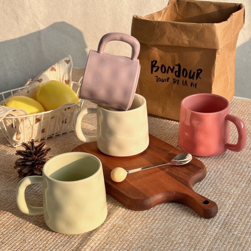 马克杯高颜值新款家用陶瓷水杯情侣杯喝水早餐杯子办公室咖啡杯