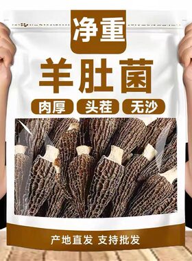 明星款野生羊肚菌干货煲汤