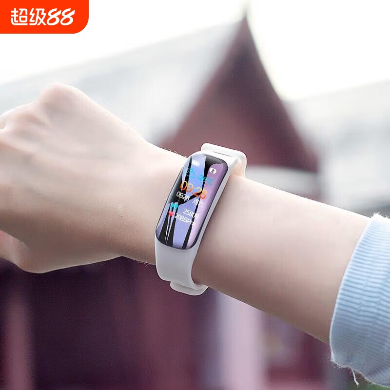 智能手环运动测血压血氧心率睡眠跑步闹钟计步电子蓝牙情侣手表